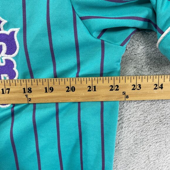 Odd Future Tyler the Creator Baseball Jersey Mens Medium Blue Pinstripe Hip-Hop - Picture 12 of 15